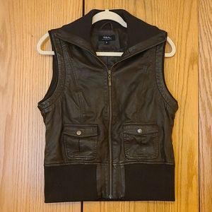 Faux Leather Vest